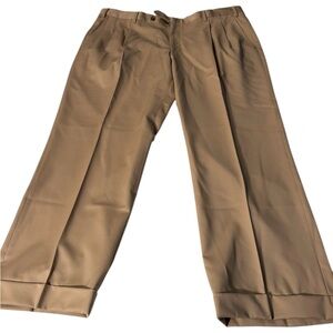 Ravazzolo Men’s Tan Custom Italian Wool Trousers